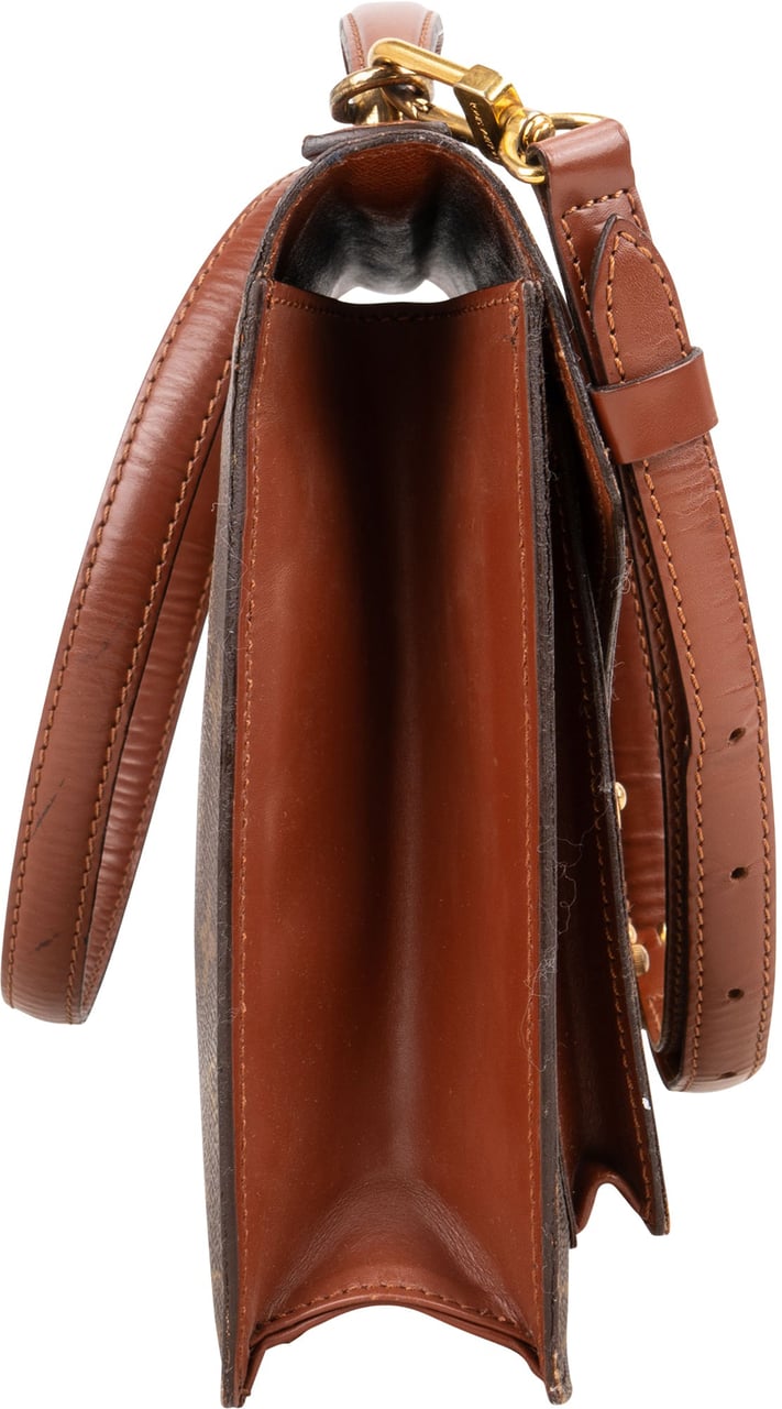 Louis Vuitton Louis Vuitton Monogram Canvas Monceau Handbag Bruin