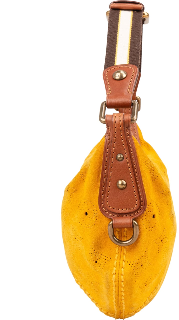 Louis Vuitton Louis Vuitton Canvas Suede Monogram Onatah PM Shoulder Bag Geel