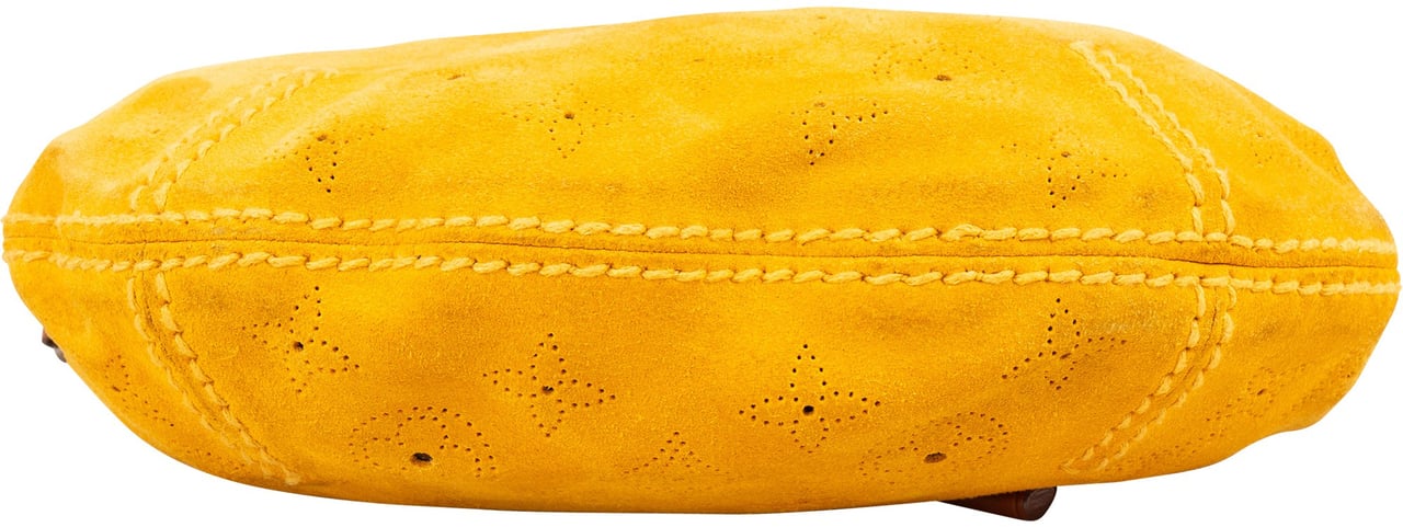 Louis Vuitton Louis Vuitton Canvas Suede Monogram Onatah PM Shoulder Bag Geel