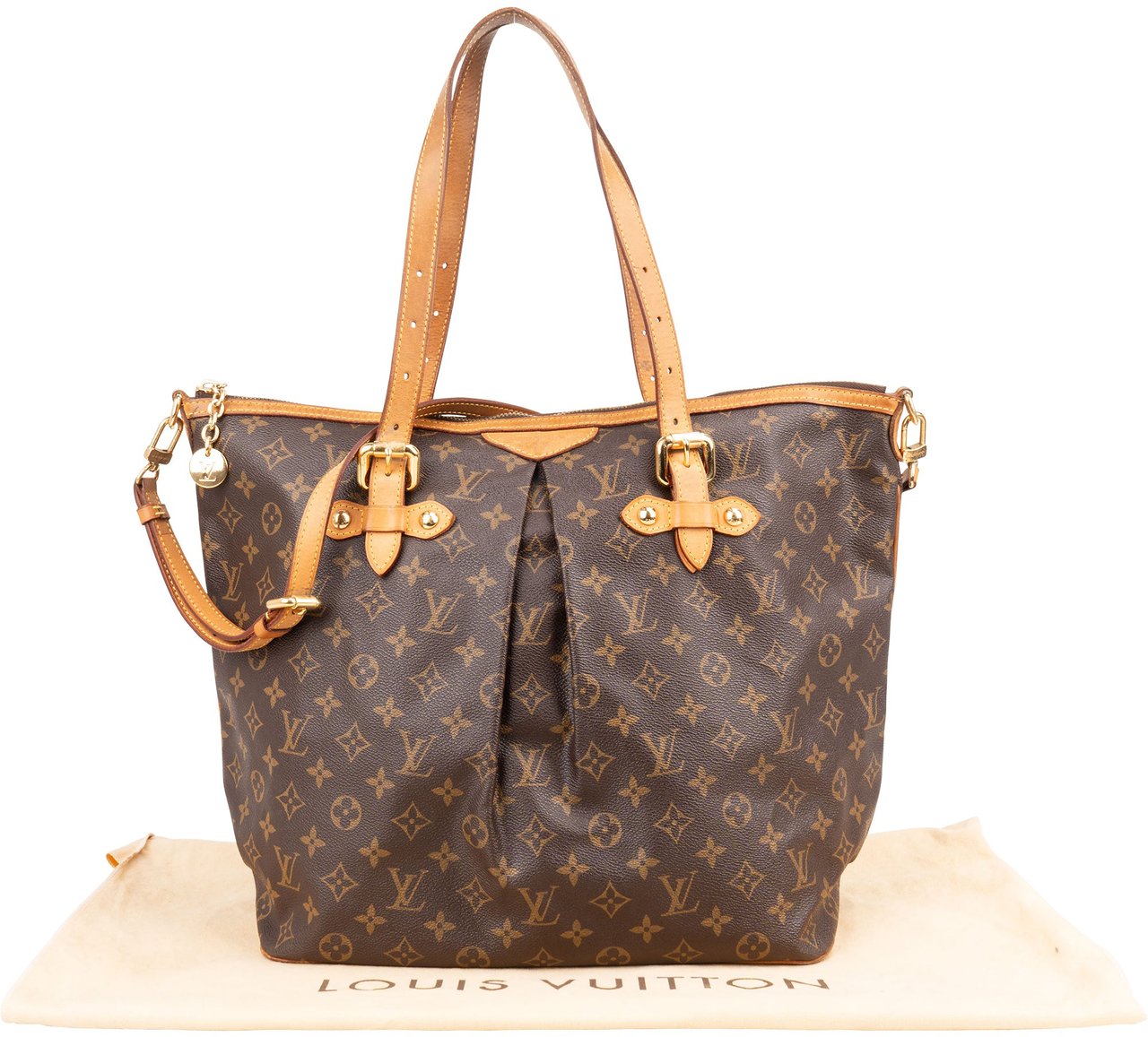 Louis Vuitton Louis Vuitton Monogram Canvas Palermo GM Shoulder Bag Bruin