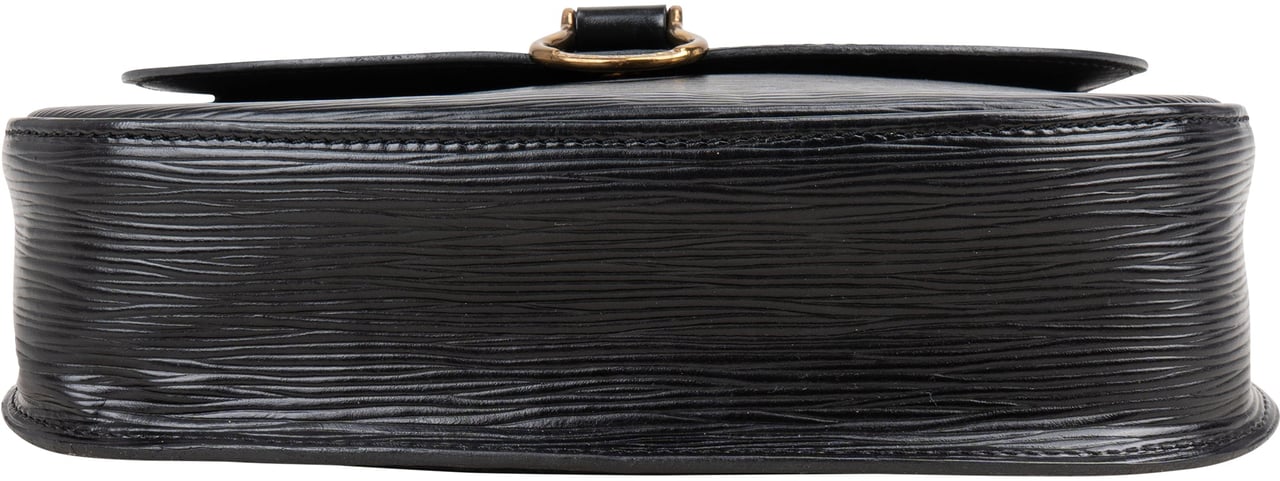 Louis Vuitton Louis Vuitton Noir Epi Leather Saint Cloud GM Shoulder Bag Zwart