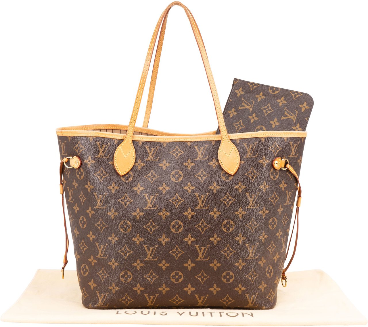 Louis Vuitton Louis Vuitton Monogram Canvas Neverfull MM Shopper Shoulder Bag Bruin