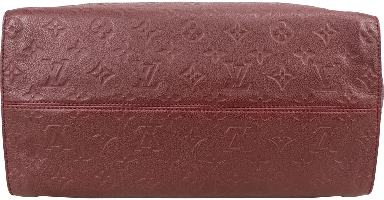 Louis Vuitton Louis Vuitton Monogram Empreinte Leather Lumineuse PM Shoulder Bag Maroon