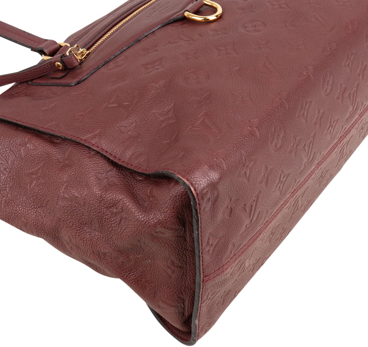 Louis Vuitton Louis Vuitton Monogram Empreinte Leather Lumineuse PM Shoulder Bag Maroon