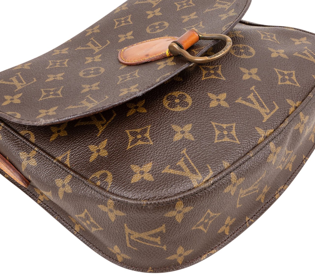 Louis Vuitton Louis Vuitton Monogram Canvas Saint Cloud GM Crossbody Bag Bruin
