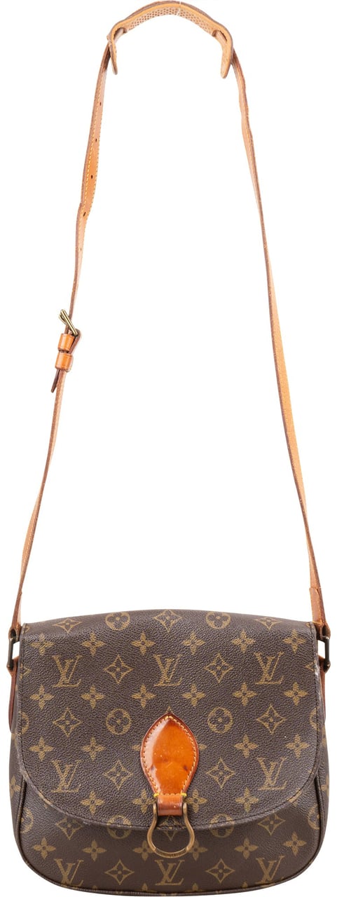Louis Vuitton Louis Vuitton Monogram Canvas Saint Cloud GM Crossbody Bag Bruin