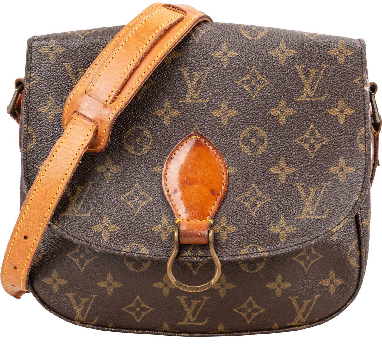Louis Vuitton Louis Vuitton Monogram Canvas Saint Cloud GM Crossbody Bag Bruin