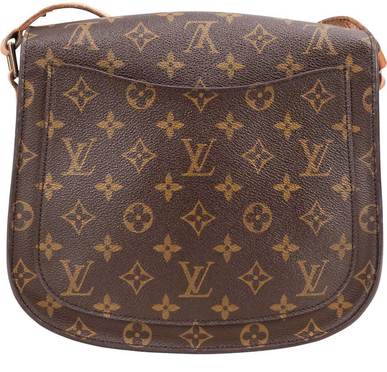 Louis Vuitton Louis Vuitton Monogram Canvas Saint Cloud GM Crossbody Bag Bruin