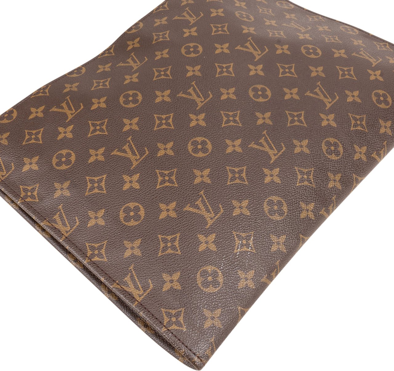 Louis Vuitton Louis Vuitton Monogram Canvas Poche Documents Clutch Bruin