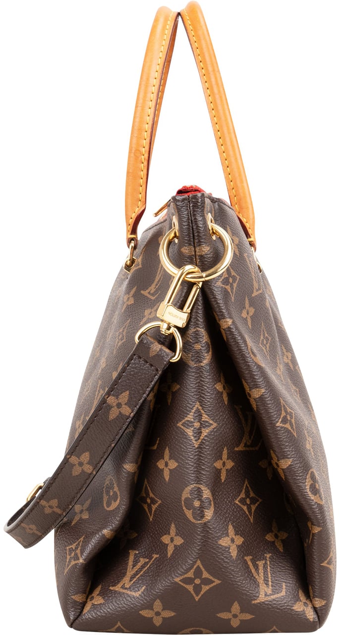 Louis Vuitton Louis Vuitton Monogram Canvas Pallas MM Handbag Bruin