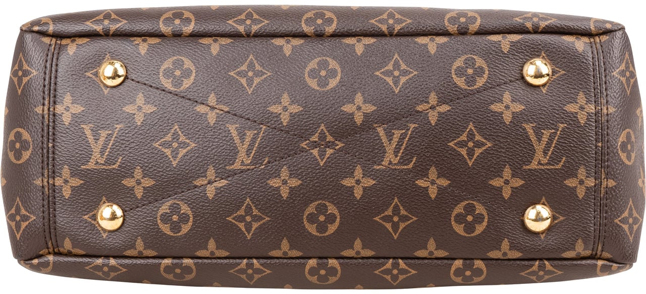 Louis Vuitton Louis Vuitton Monogram Canvas Pallas MM Handbag Bruin