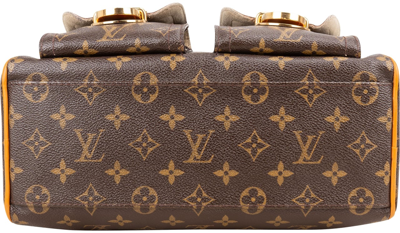 Louis Vuitton Louis Vuitton Monogram Canvas Manhattan PM Handbag Bruin