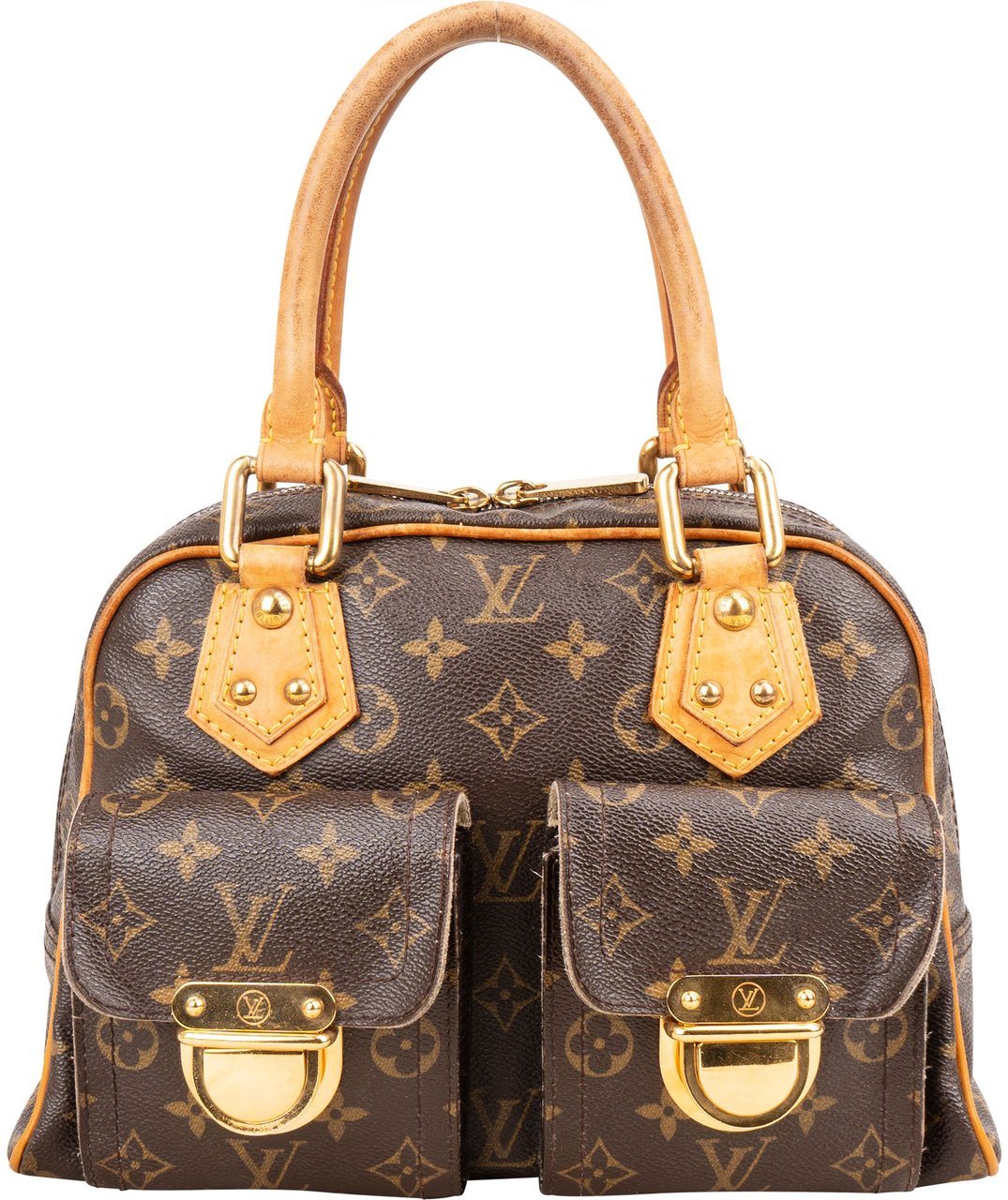 Louis Vuitton Louis Vuitton Monogram Canvas Manhattan PM Handbag Bruin