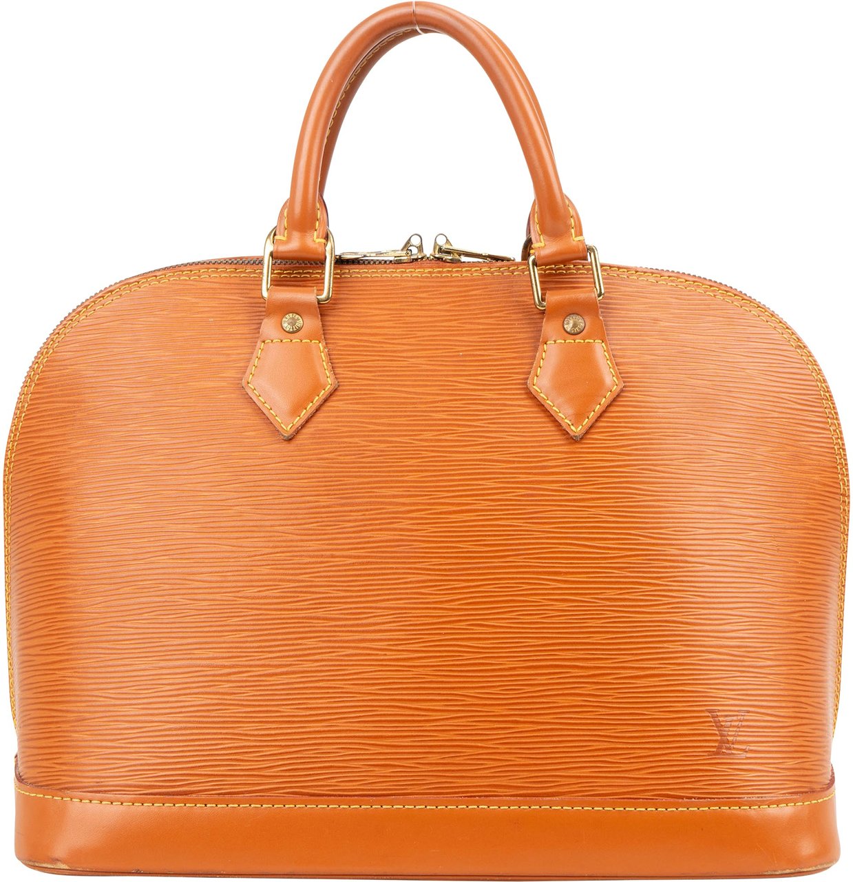 Louis Vuitton Louis Vuitton Brown Epi Leather Alma PM Handbag Oranje