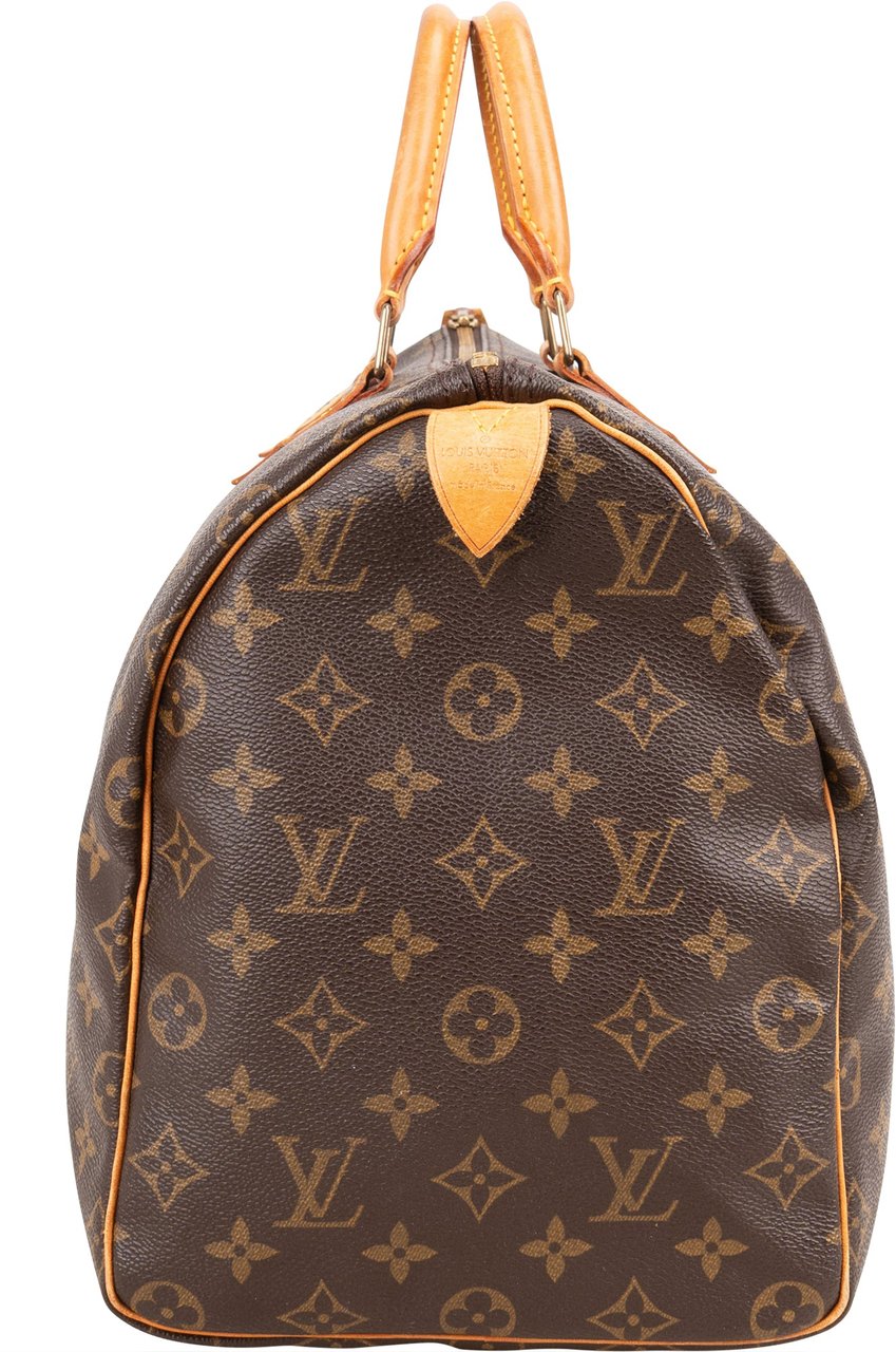 Louis Vuitton Monogram Canvas Speedy 40 Handbag Bruin