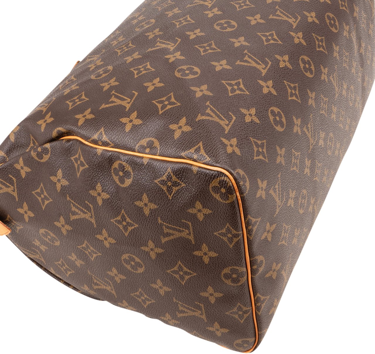 Louis Vuitton Monogram Canvas Speedy 40 Handbag Bruin