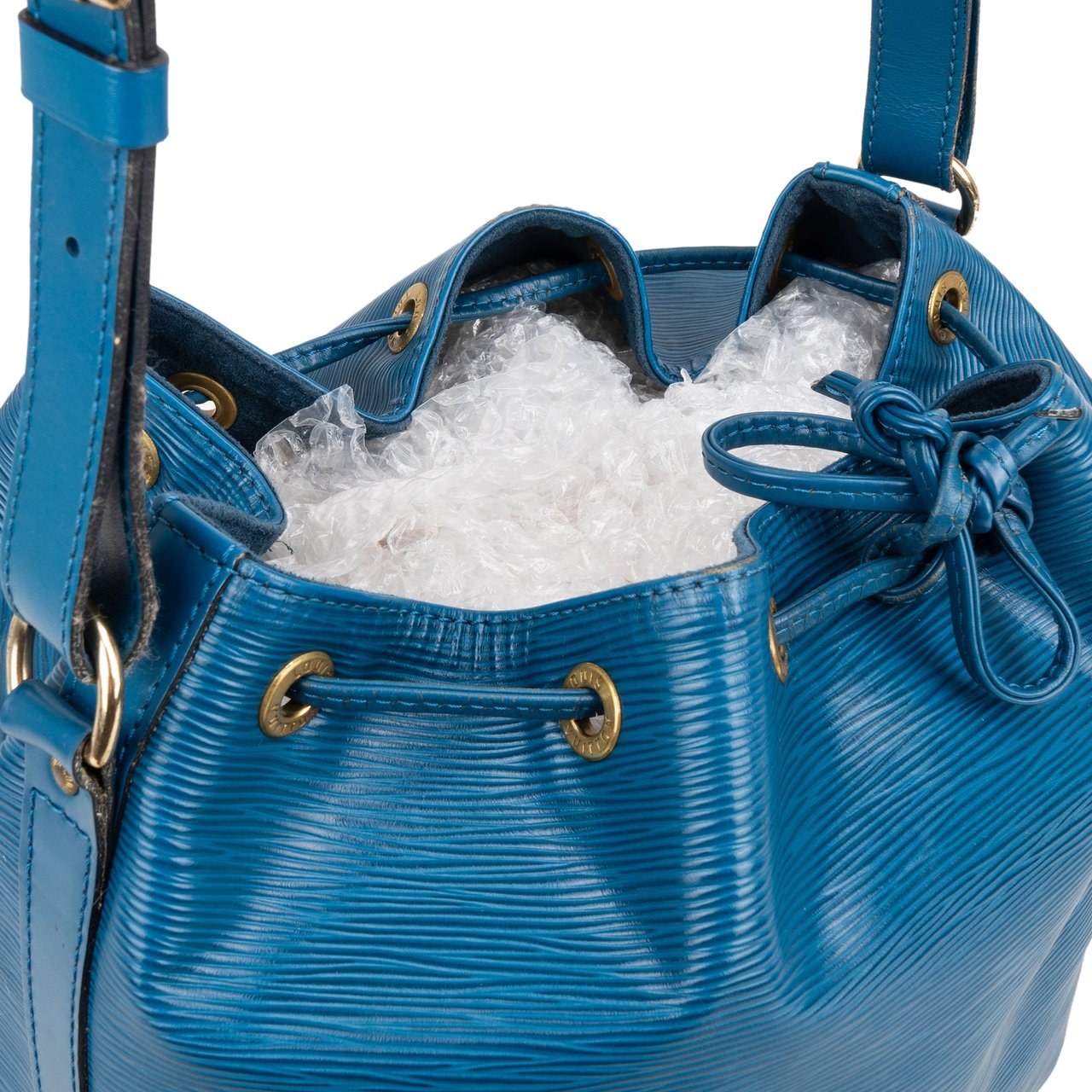 Louis Vuitton Louis Vuitton Blue Epi Leather Sac Noé Petit Shoulder Bag Blauw