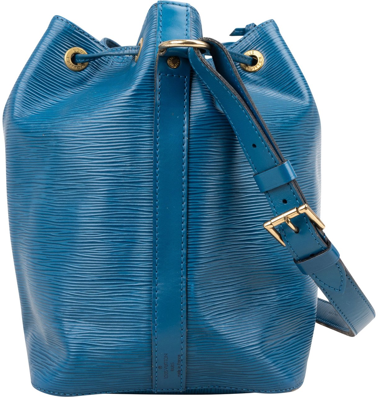 Louis Vuitton Louis Vuitton Blue Epi Leather Sac Noé Petit Shoulder Bag Blauw