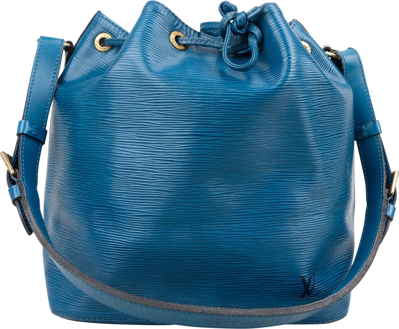 Louis Vuitton Louis Vuitton Blue Epi Leather Sac Noé Petit Shoulder Bag Blauw