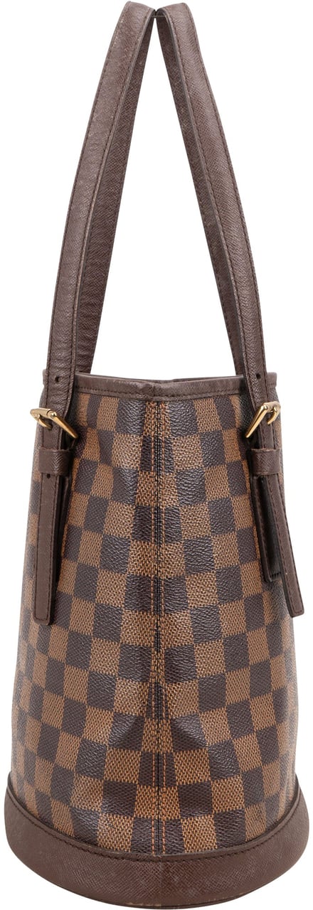 Louis Vuitton Monogram Damier Ebene  Bucket PM Handbag Bruin