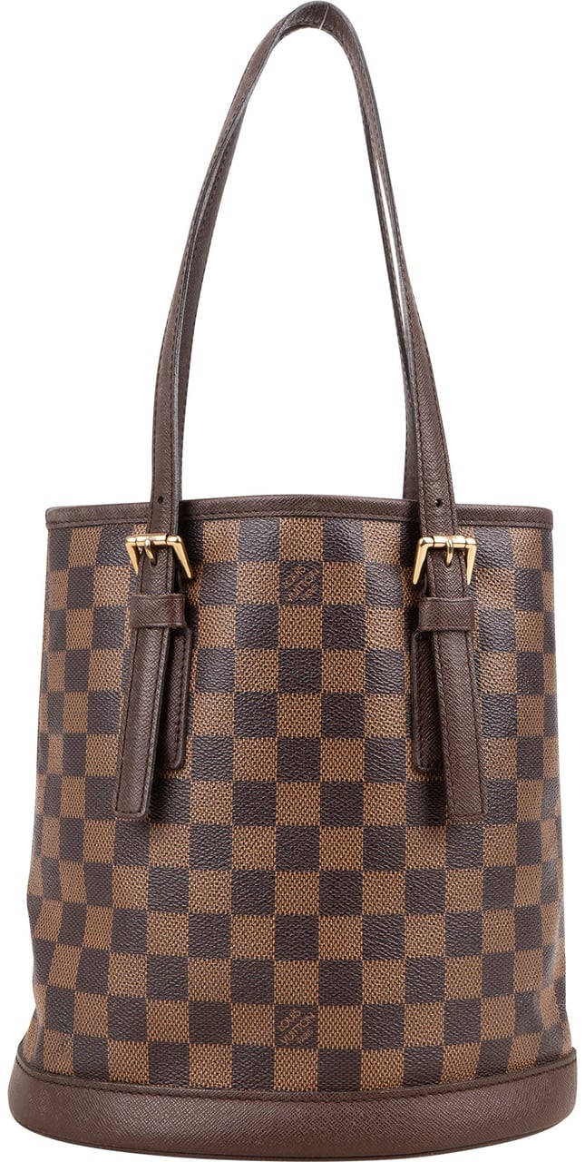 Louis Vuitton Monogram Damier Ebene  Bucket PM Handbag Bruin