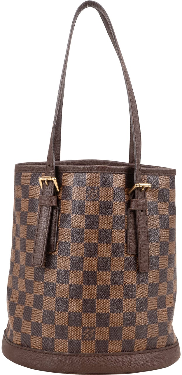 Louis Vuitton Monogram Damier Ebene  Bucket PM Handbag Bruin