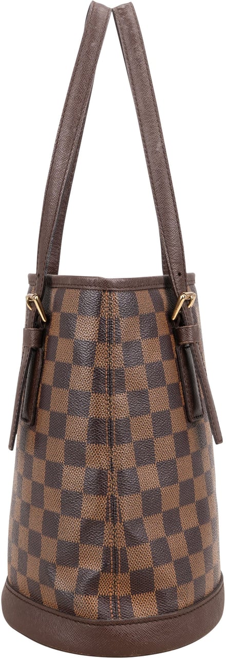 Louis Vuitton Monogram Damier Ebene  Bucket PM Handbag Bruin