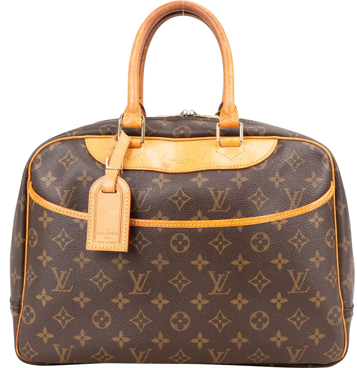 Louis Vuitton Louis Vuitton Monogram Canvas Deauville Handbag Bruin