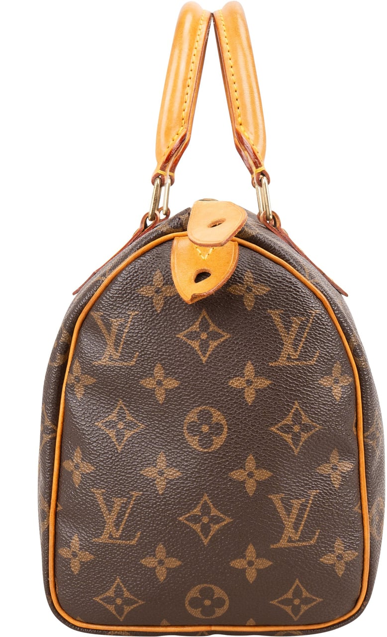 Louis Vuitton Louis Vuitton Monogram Canvas Speedy 25 Handbag Bruin