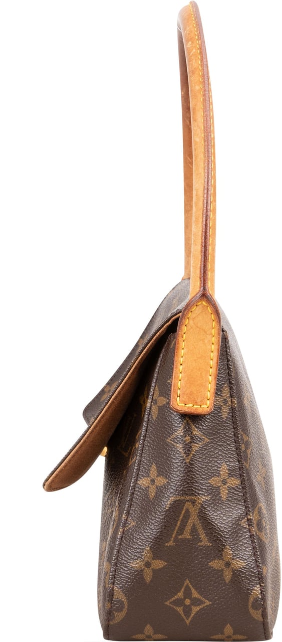 Louis Vuitton Louis Vuitton Monogram Canvas PM Looping Handbag Bruin