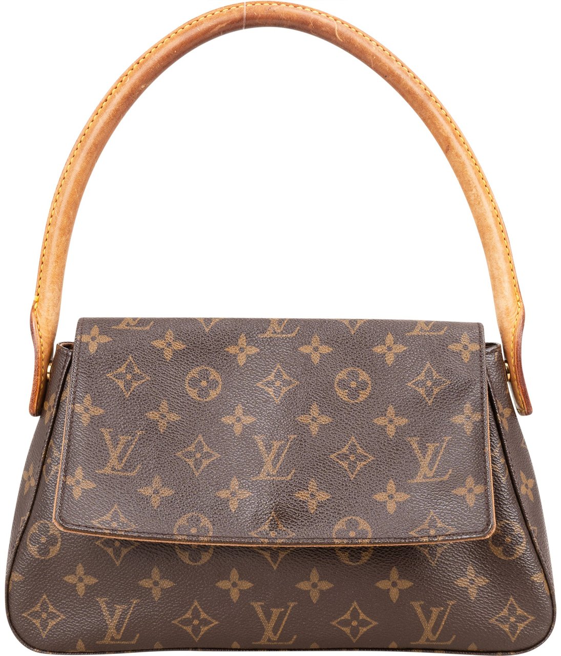 Louis Vuitton Louis Vuitton Monogram Canvas PM Looping Handbag Bruin