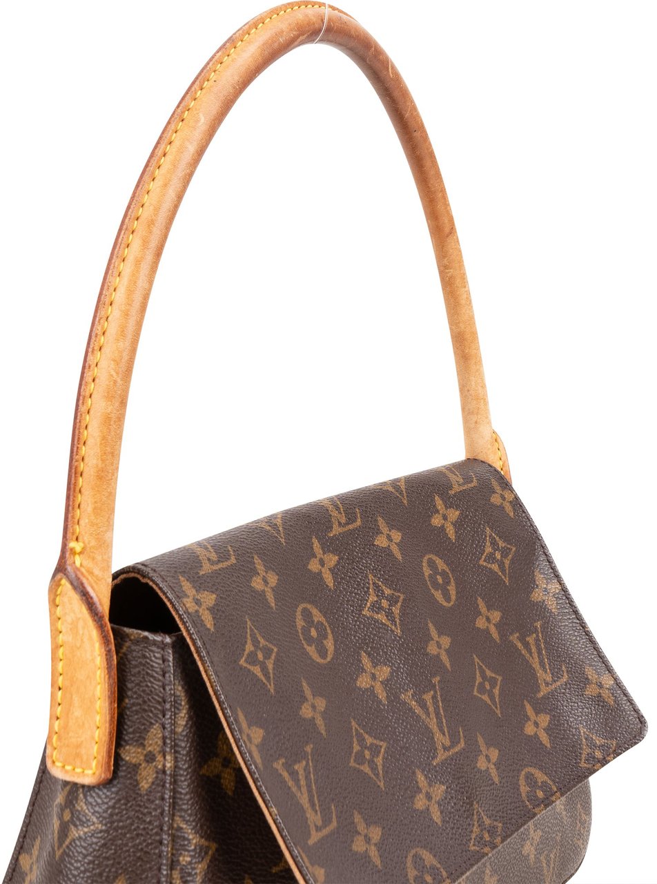 Louis Vuitton Louis Vuitton Monogram Canvas PM Looping Handbag Bruin