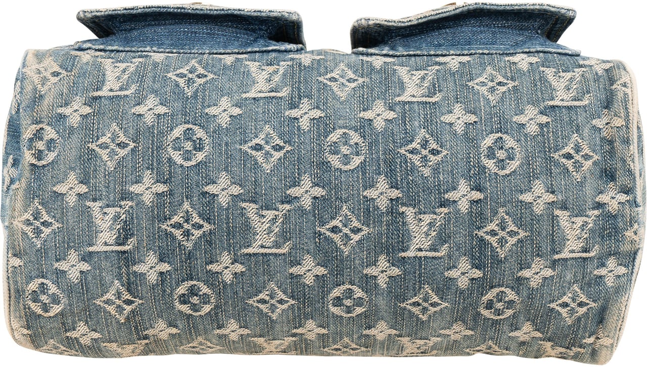 Louis Vuitton Louis Vuitton Monogram Denim Neo Speedy 30 Handbag Blauw