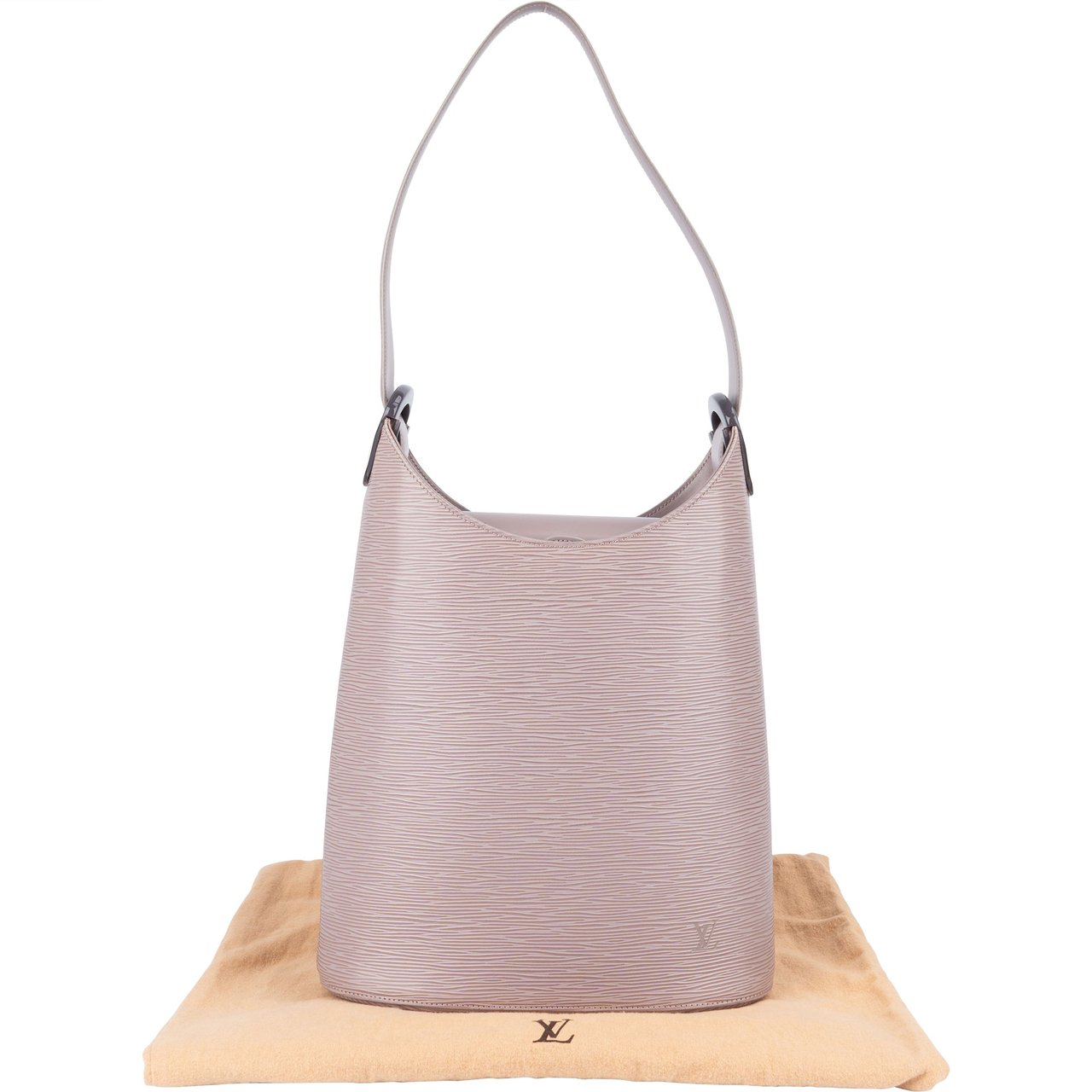 Louis Vuitton Louis Vuitton Lilac Epi Leather Verseau Shoulder Bag Rood