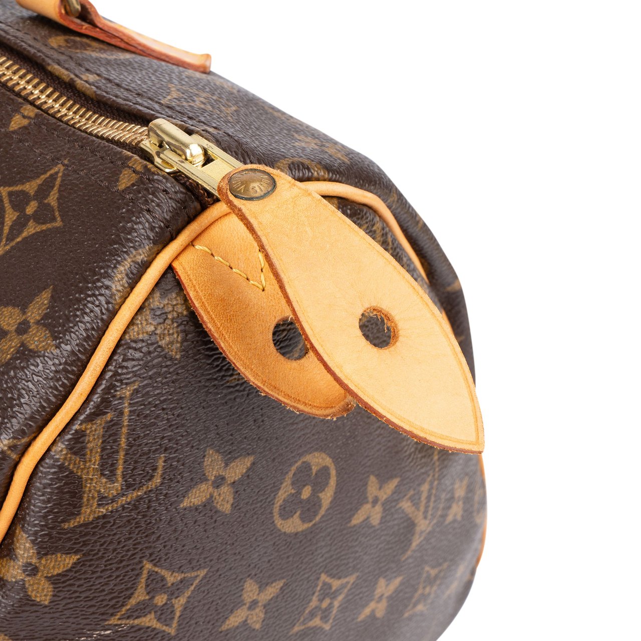 Louis Vuitton Louis Vuitton Monogram Canvas Speedy 30 Handbag Bruin
