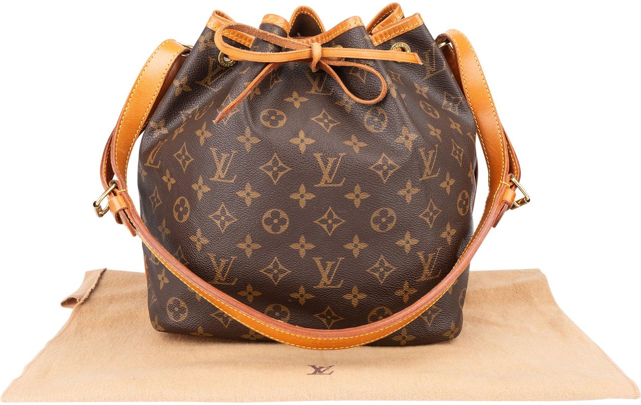 Louis Vuitton Louis Vuitton Monogram Canvas Sac Noé Petit Shoulder Bag Bruin