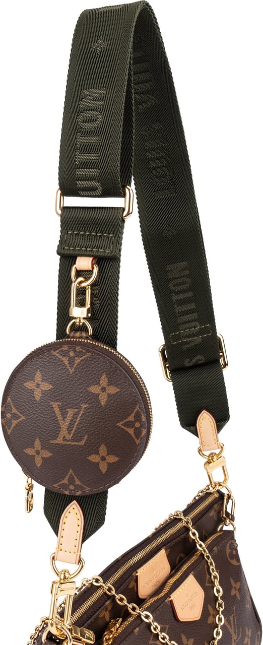 Louis Vuitton Monogram Canvas Multi Pochette Accessoires Crossbody Bag Bruin