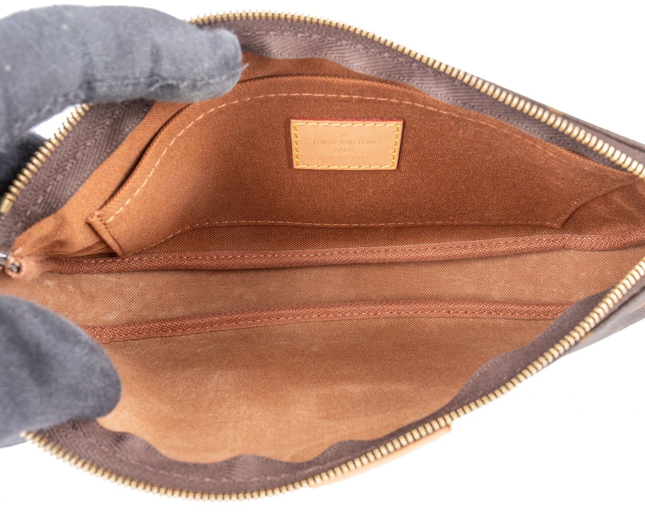 Louis Vuitton Monogram Canvas Multi Pochette Accessoires Crossbody Bag Bruin