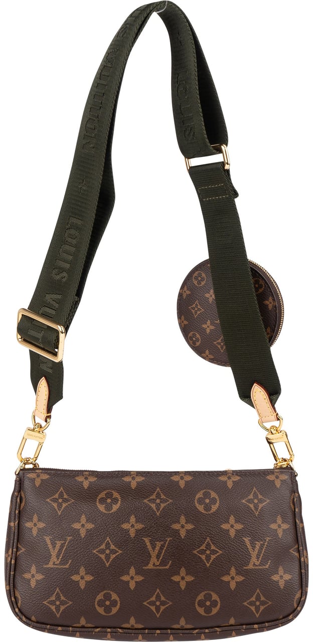 Louis Vuitton Monogram Canvas Multi Pochette Accessoires Crossbody Bag Bruin