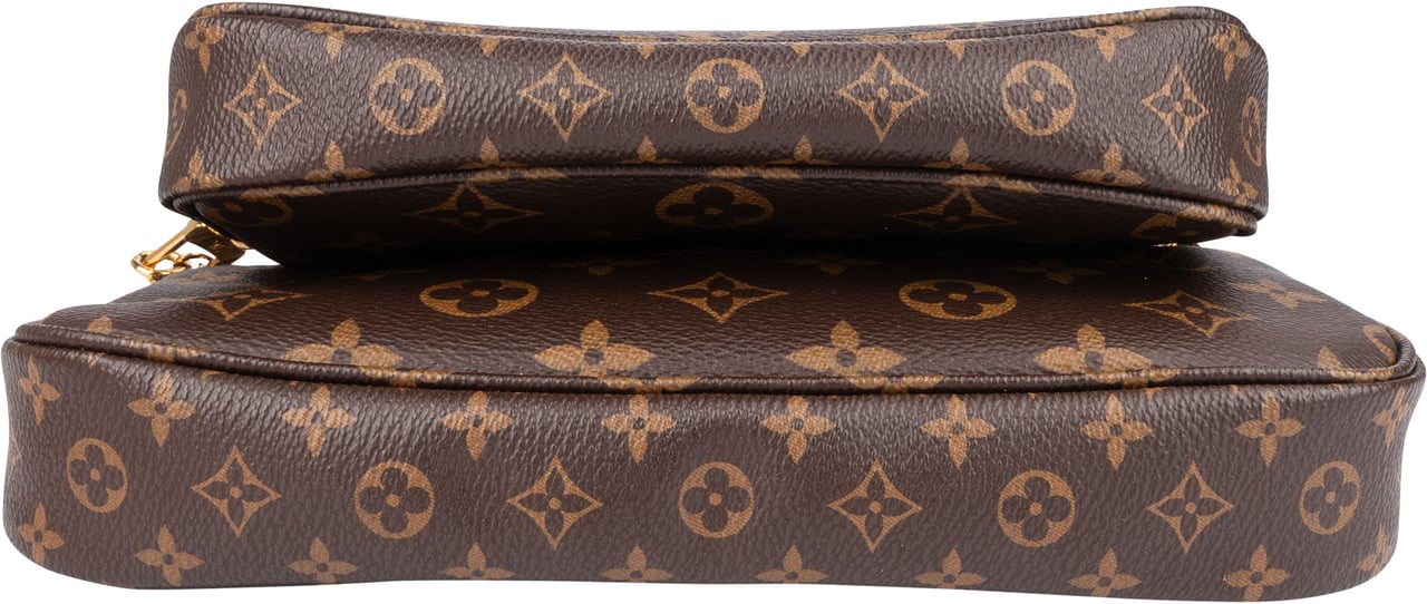 Louis Vuitton Monogram Canvas Multi Pochette Accessoires Crossbody Bag Bruin
