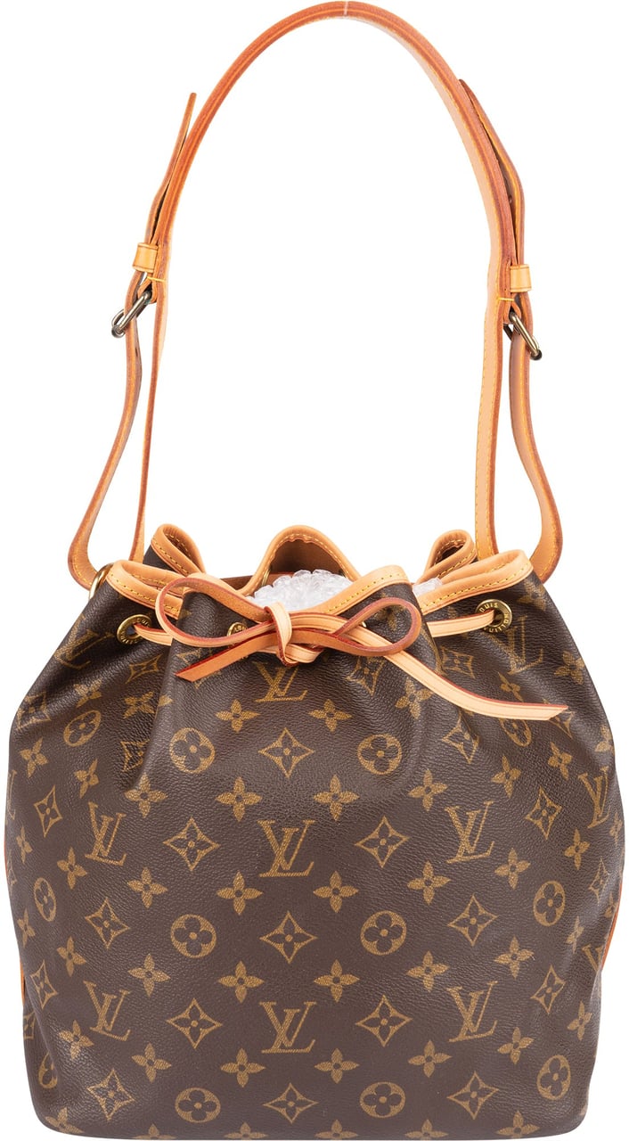 Louis Vuitton Monogram Canvas Sac Noé Petit Shoulder Bag Bruin