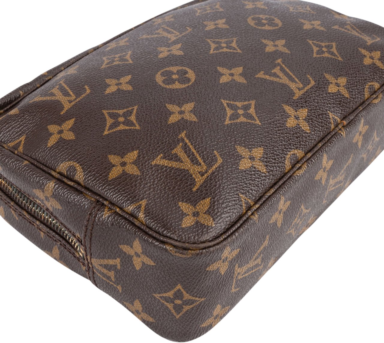 Louis Vuitton Louis Vuitton Monogram Canvas Trousse Toilette 23 Clutch Bruin