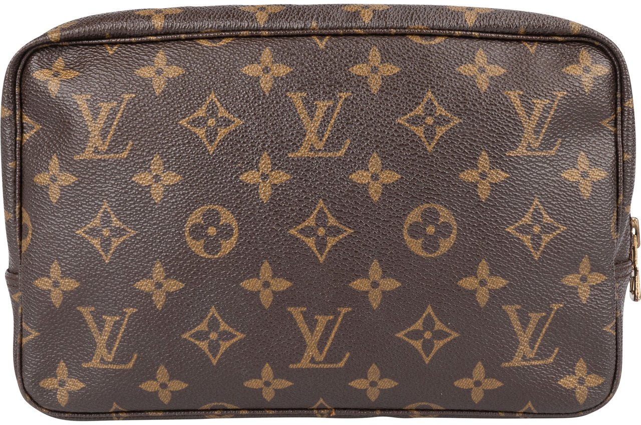 Louis Vuitton Louis Vuitton Monogram Canvas Trousse Toilette 23 Clutch Bruin