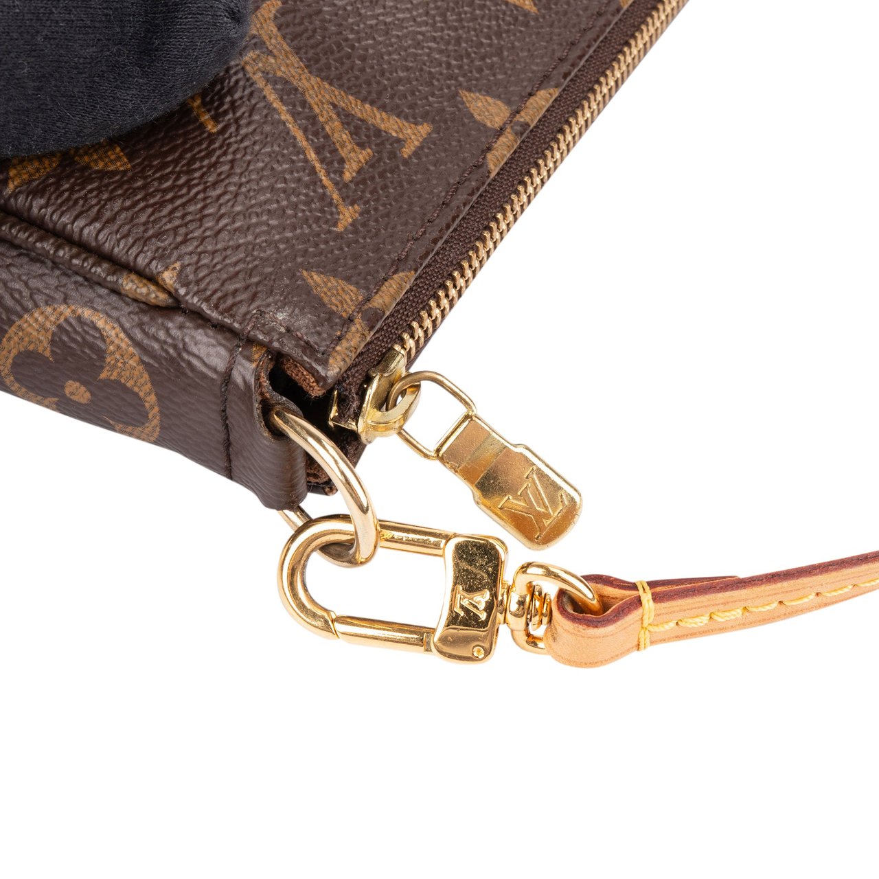 Louis Vuitton Louis Vuitton Monogram Canvas Pochette NM Accessoires Shoulder Bag Bruin