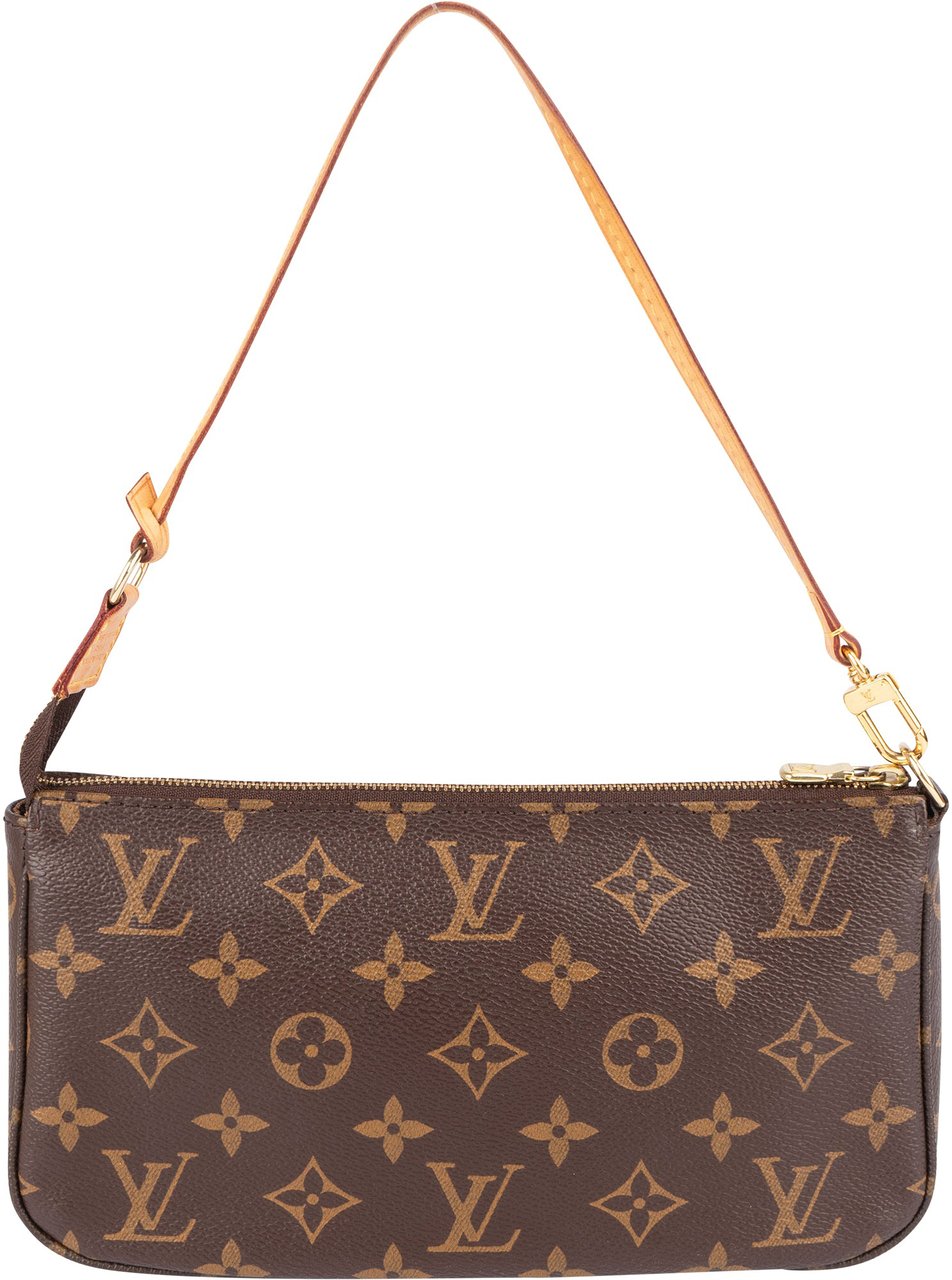 Louis Vuitton Louis Vuitton Monogram Canvas Pochette NM Accessoires Shoulder Bag Bruin