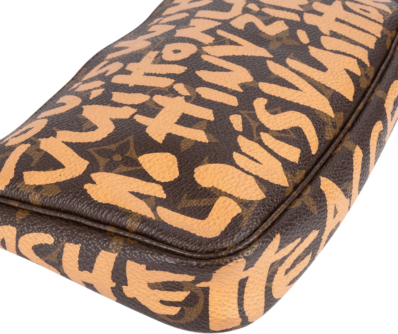 Louis Vuitton Louis Vuitton Limited Monogram Graffiti Pochette Accessoires Handbag Bruin