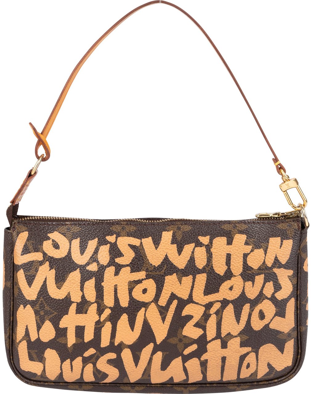 Louis Vuitton Louis Vuitton Limited Monogram Graffiti Pochette Accessoires Handbag Bruin
