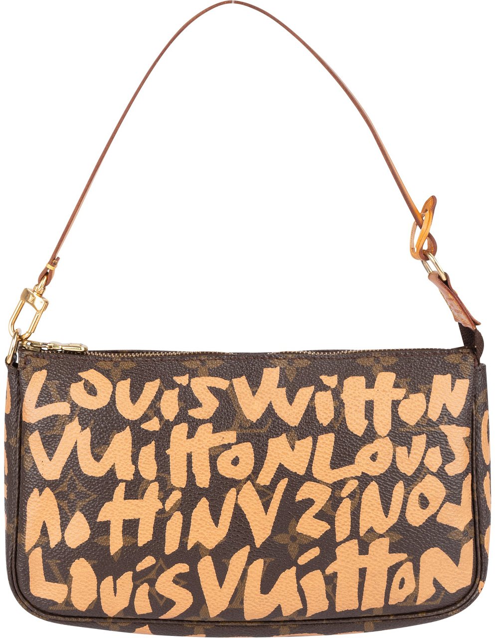 Louis Vuitton Louis Vuitton Limited Monogram Graffiti Pochette Accessoires Handbag Bruin