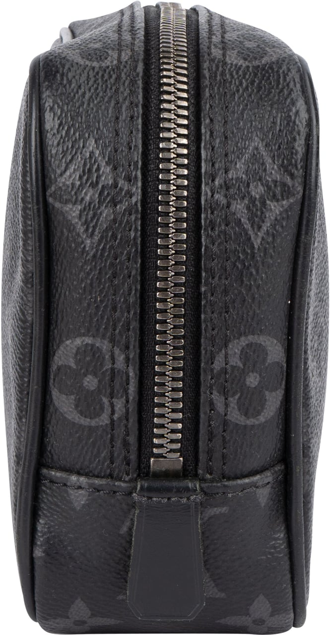 Louis Vuitton Louis Vuitton Canvas Monogram Eclipse Poche Toilette PM Clutch Zwart