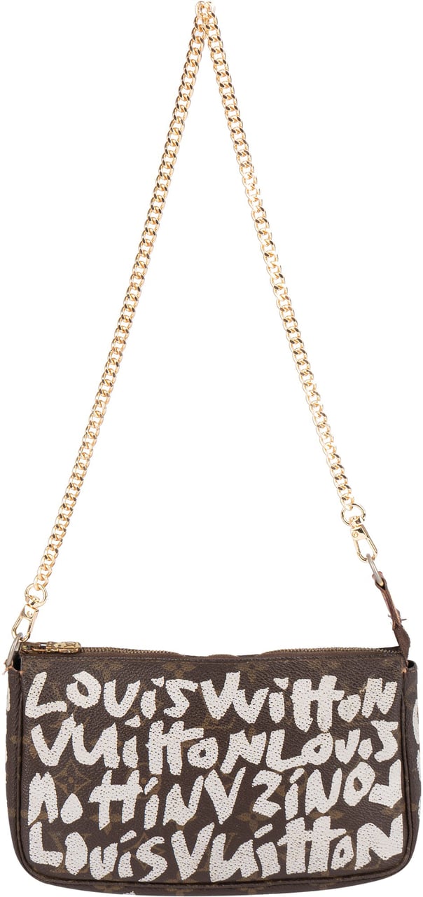 Louis Vuitton Louis Vuitton Monogram Limited Graffiti Pochette Accessoires Shoulder Bag Bruin